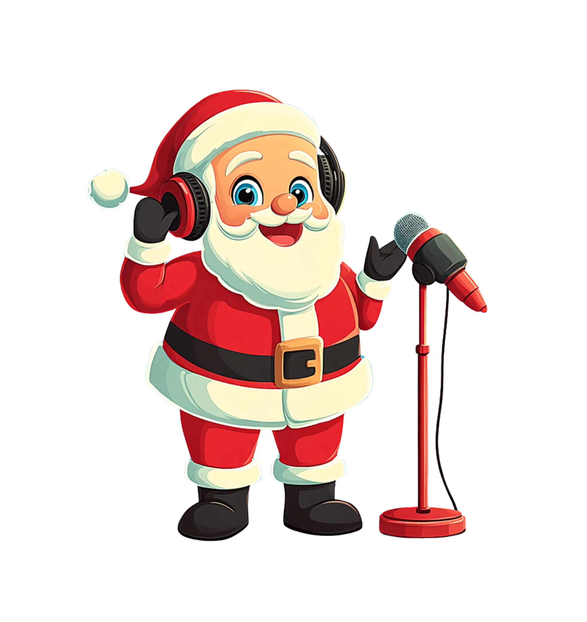 ded moroz speaking into a microphone